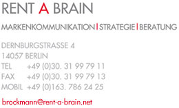 RENT A BRAIN